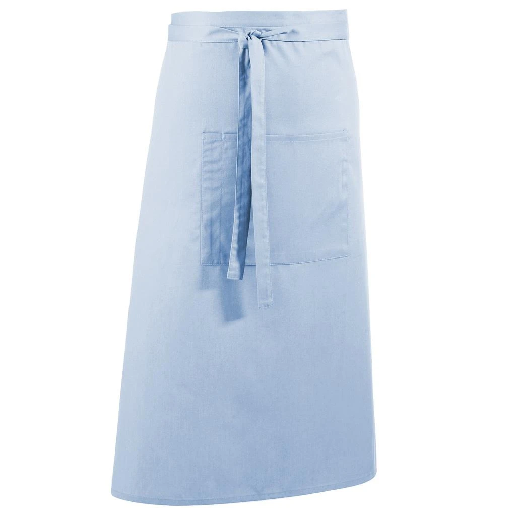 商品Premier|Premier Unisex Colours Bar Apron / Workwear (Long Continental Style) (Pack of 2) (Light Blue) (One Size),价格¥196,第1张图片