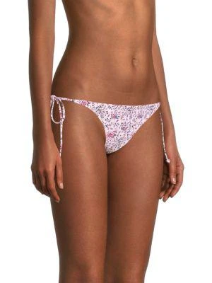 商品Ganni|Floral String Bikini Bottom,价格¥198,第3张图片详细描述