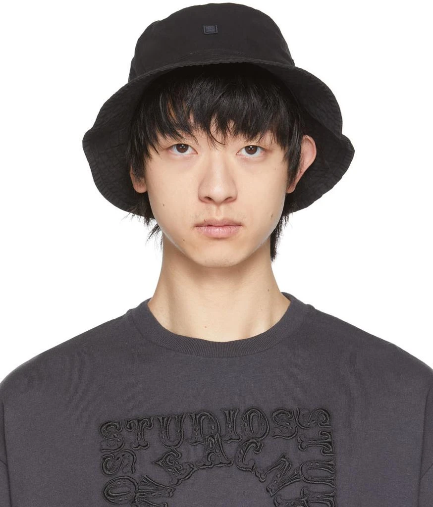 商品Acne Studios|Black Buko Face Bucket Hat,价格¥827,第1张图片