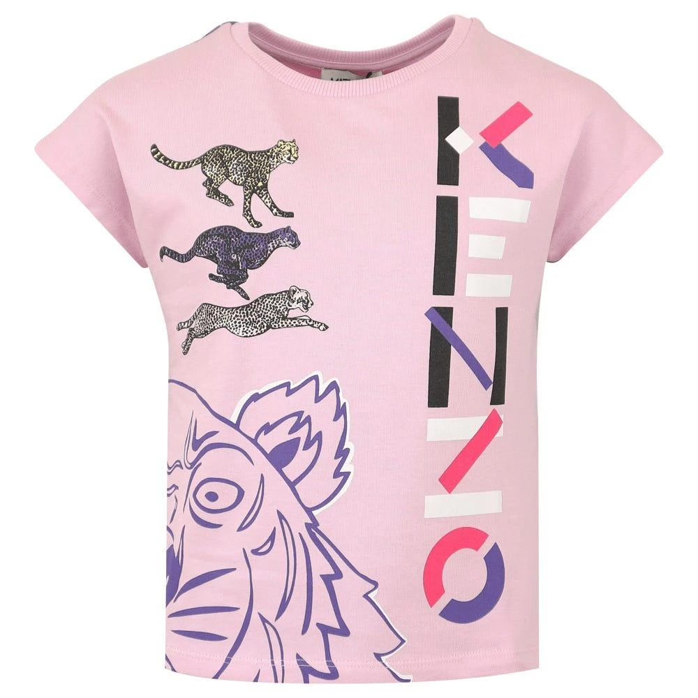 商品Kenzo|Lilac Multi Iconics Print T Shirt,价格¥267,第1张图片