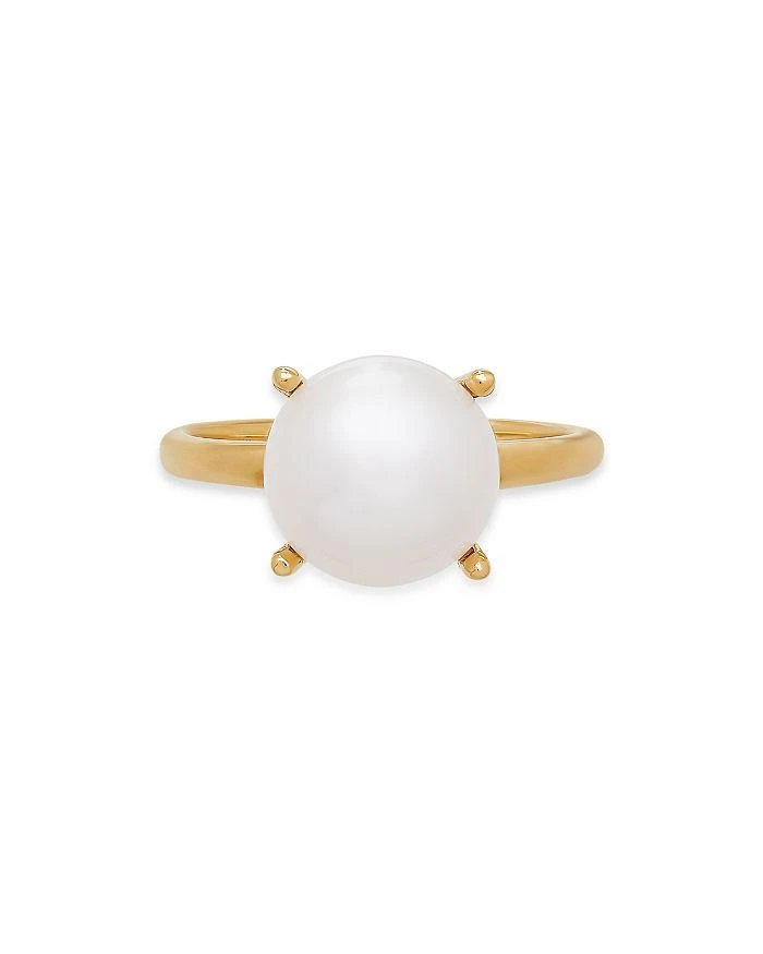 商品Bloomingdale's|Cultured Freshwater Button Pearl Ring in 14K Yellow Gold - Exclusive,价格¥4822,第3张图片详细描述