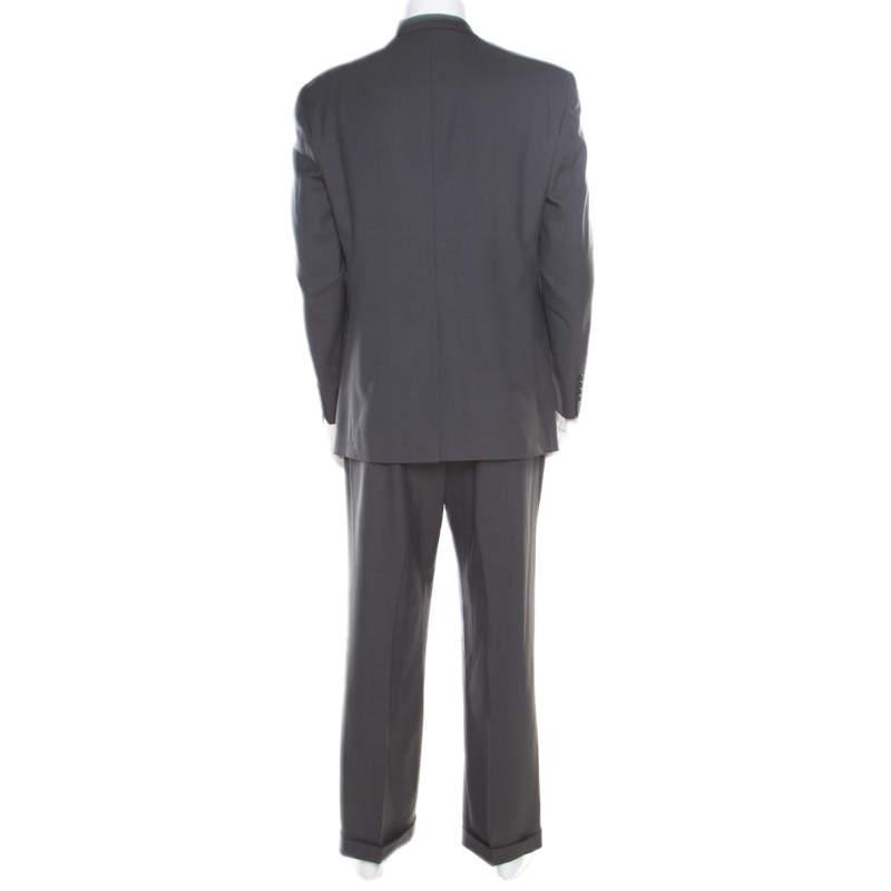 商品[二手商品] Burberry|Burberrys Grey Patterned Wool Suit XL,价格¥1523,第5张图片详细描述