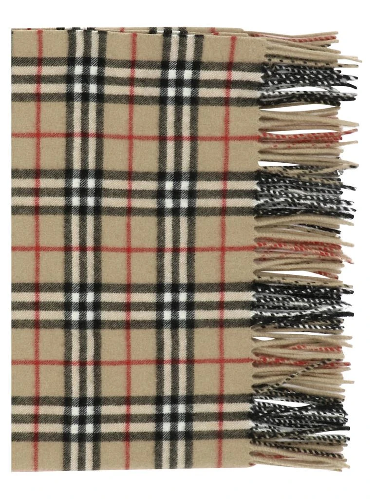 商品Burberry|Check Cashmere Happy Scarf Scarves Beige,价格¥2136,第2张图片详细描述