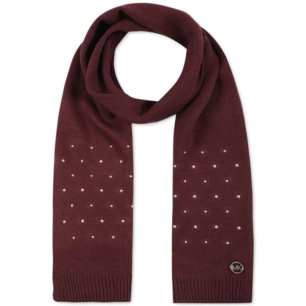 商品Michael Kors|Women's Dome Studded Knit Scarf,价格¥396,第1张图片
