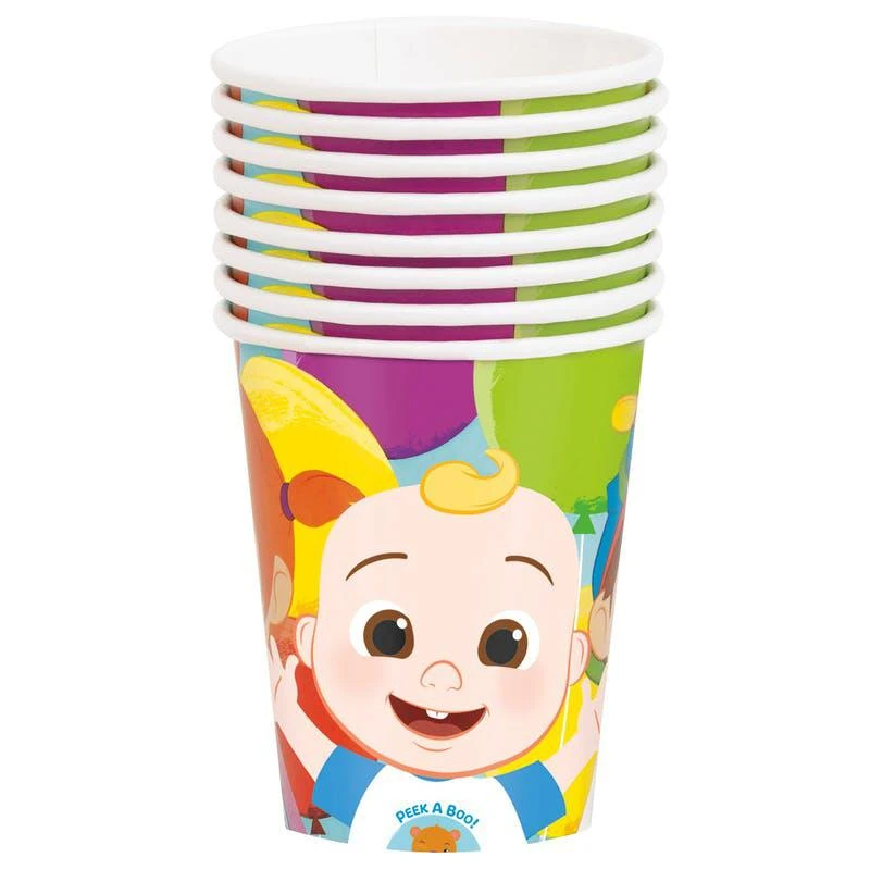 商品CoComelon|9 oz Cups Pack of 8,价格¥61,第1张图片