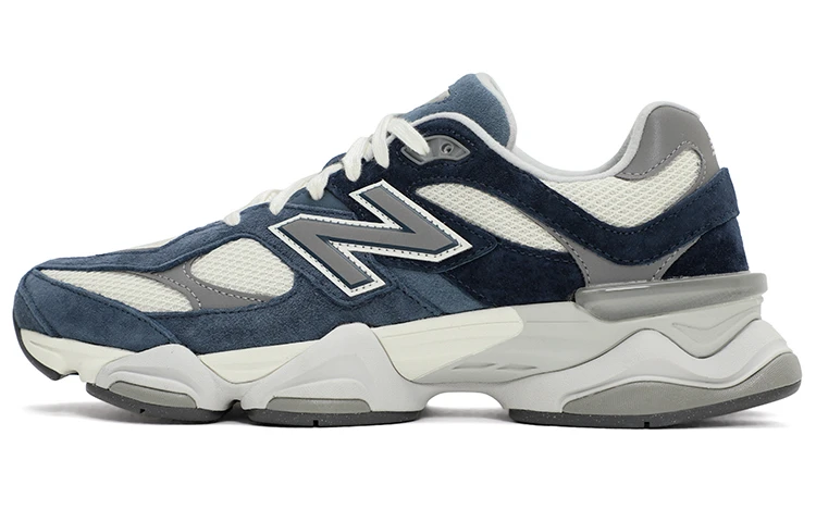 商品[国内直发] New Balance|NB 9060 织物牛剖层革人造革猪皮二层绒面皮 复古百搭 轻便 低帮 生活休闲鞋 男女同款 浅蓝色,价格¥781,第1张图片
