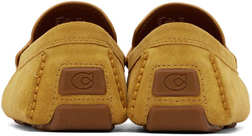 商品Coach|Tan Coin Loafers,价格¥1646,第4张图片详细描述