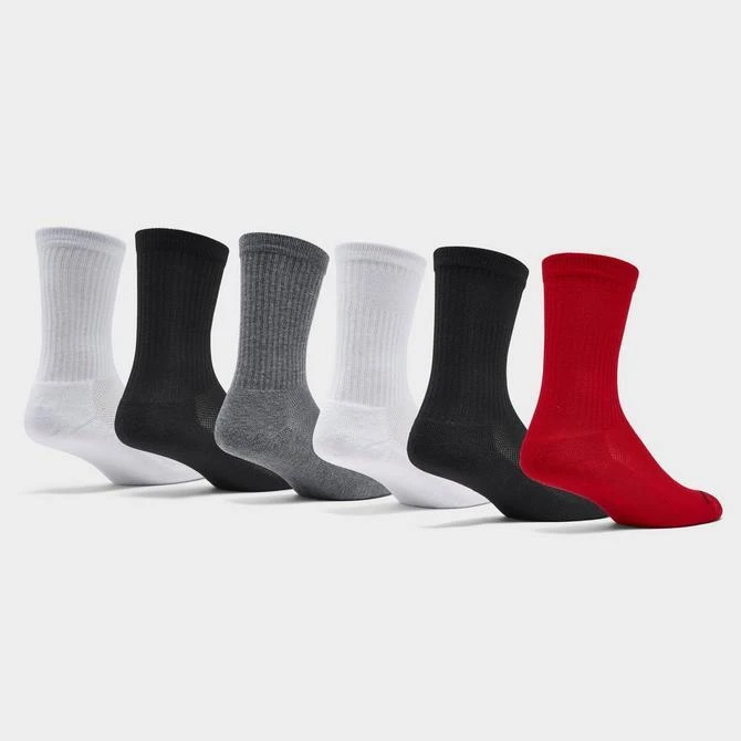 商品Jordan|Kids' Jordan Legend Crew Socks (6-Pack),价格¥90,第2张图片详细描述