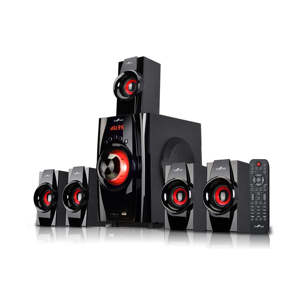 商品BeFreeSound|Befree Sound 5.1 Channel Surround Sound Bluetooth Speaker System,价格¥808,第1张图片