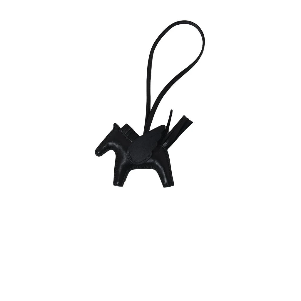 商品Hermes|Hermes Rodeo Pegasus PM Charm Black,价格¥8500,第1张图片