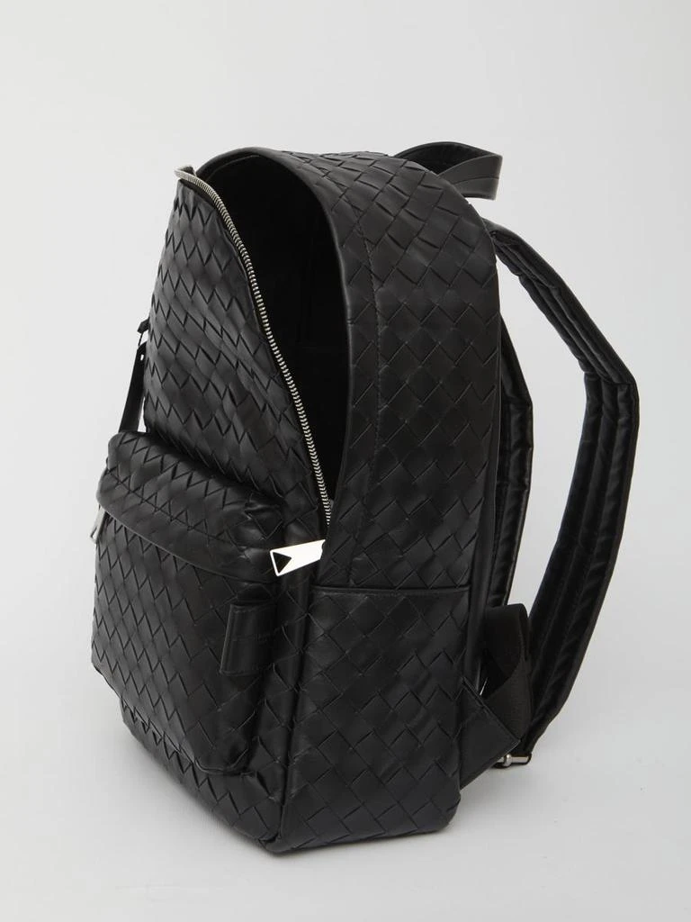 商品Bottega Veneta|Black leather backpack,价格¥19895,第4张图片详细描述