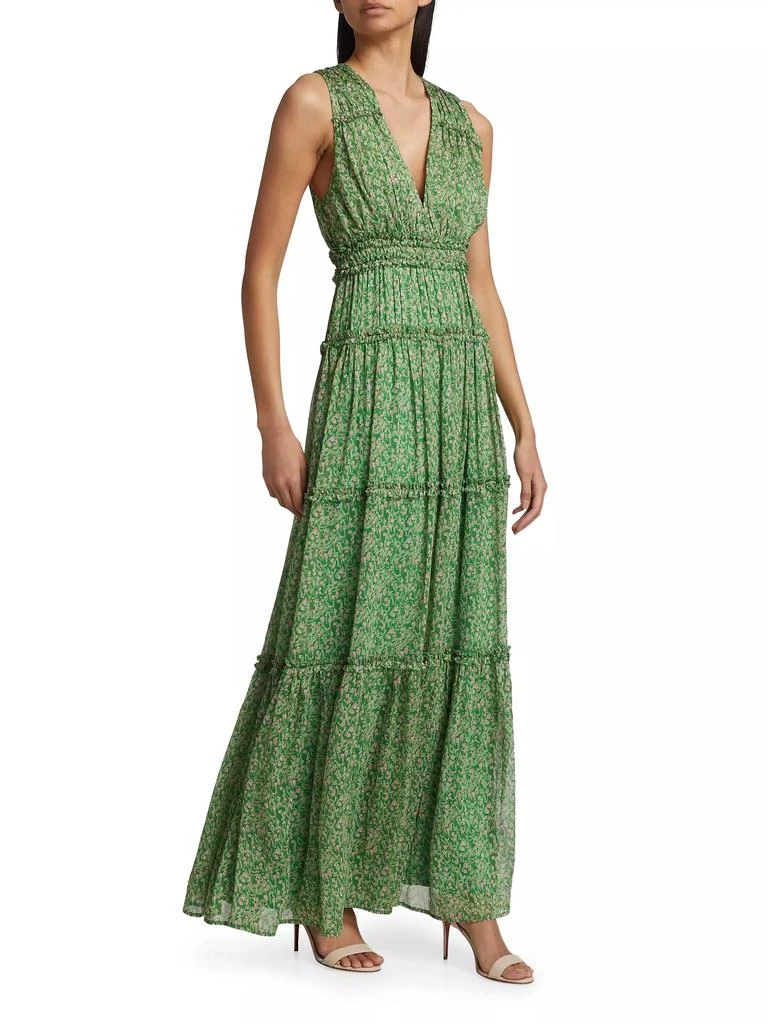 商品ASTR|Edessa Floral Chiffon Maxi Dress,价格¥846,第4张图片详细描述