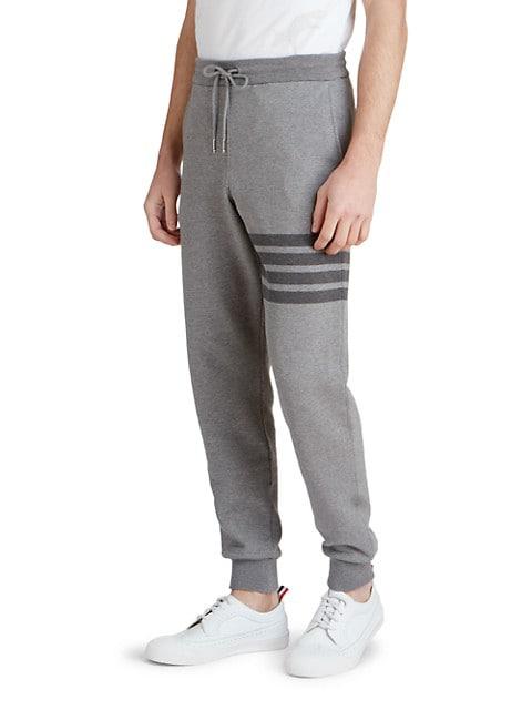 Three-Stripe Drawstring Joggers商品第4张图片规格展示