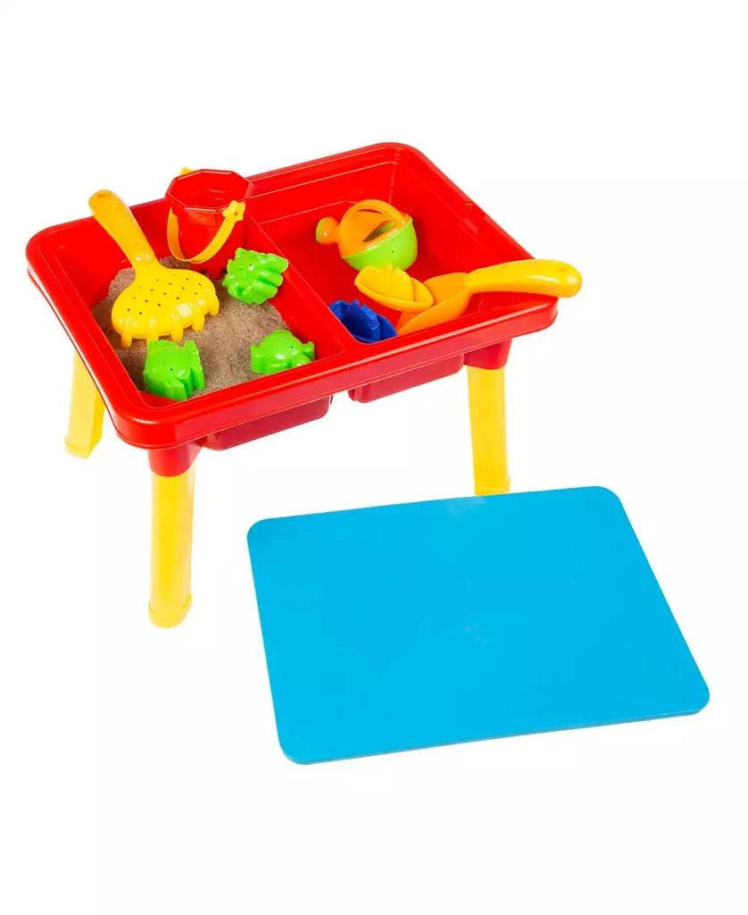 商品Trademark Global|Hey Play Water Or Sand Sensory Table With Lid And Toys - Portable Covered Activity Playset For The Beach, Backyard Or Classroom,价格¥340,第1张图片