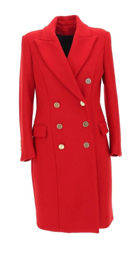 商品Balmain|Balmain Kids Double Breasted Long Sleeved Coat,价格¥5179,第1张图片