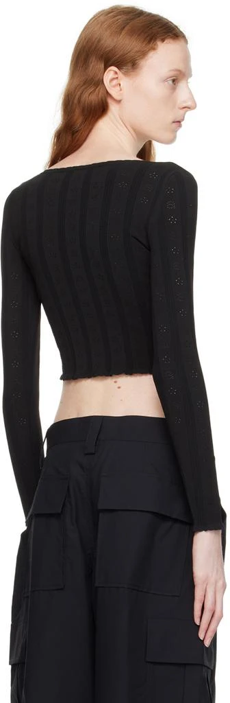 商品Alexander Wang|Black Hardware Long Sleeve T-Shirt,价格¥1122,第3张图片详细描述