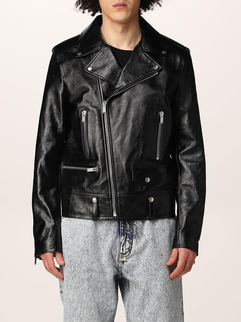 商品Yves Saint Laurent|Saint Laurent leather biker jacket,价格¥25545,第1张图片