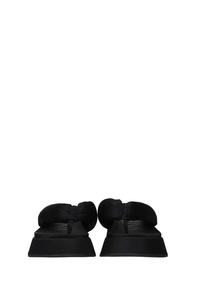 商品Ganni|Flip flops Fabric Black,价格¥1047,第3张图片详细描述