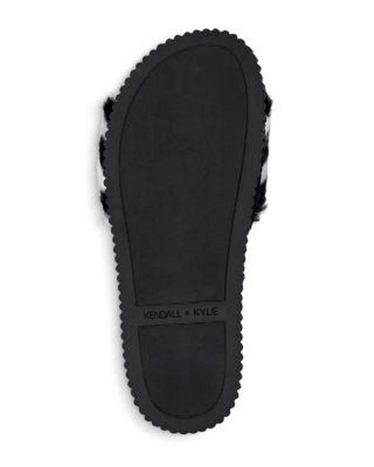 商品Kendall + Kylie|黑白条纹厚底凉拖,价格¥389,第5张图片详细描述