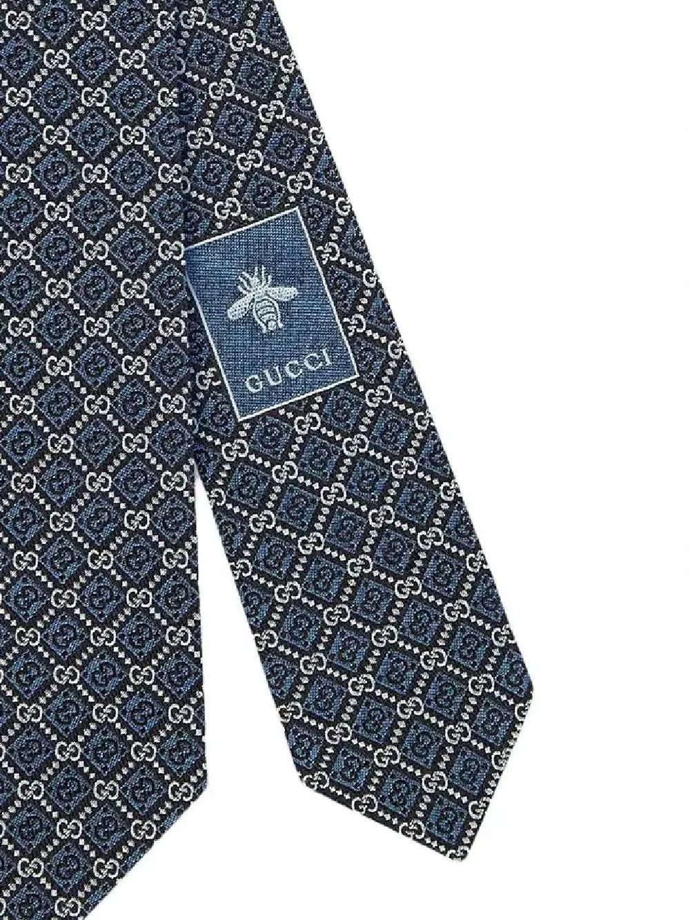 商品【商品预售7天】 Gucci|Gucci 男士领带 5718004E0024569 蓝色,价格¥2368,第3张图片详细描述