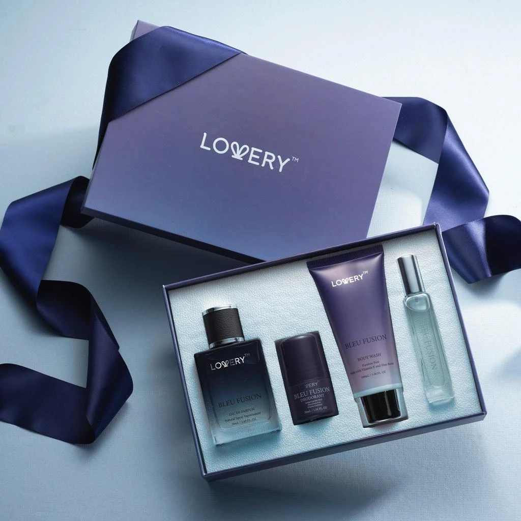 商品Lovery|5-Pc. Bleu Fusion Bath & Body Care Gift Set with Perfume, Cologne & More,价格¥322,第3张图片详细描述