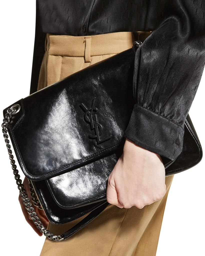 Niki Medium Leather Chain Shoulder Bag商品第5张图片规格展示