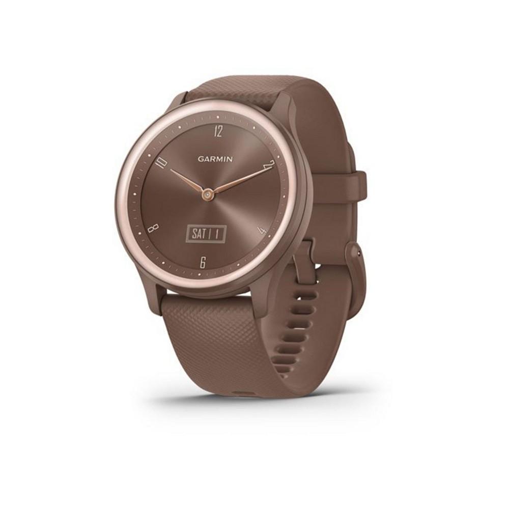 Unisex Vivomove Sport Cocoa Silicone Band with Peach Gold-tone Accents Smart Watch 40mm商品第1张图片规格展示