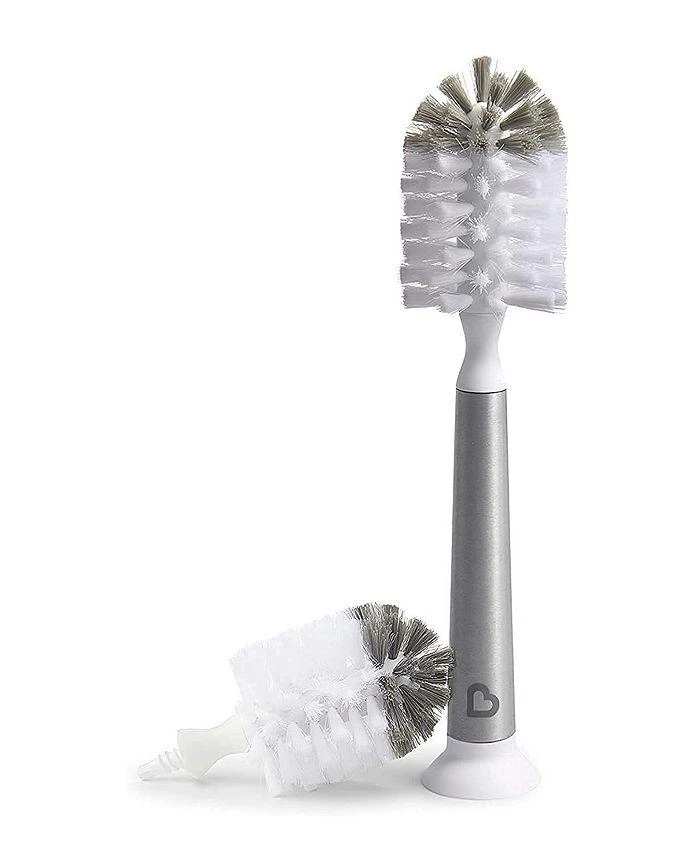 商品Munchkin|Shine Stainless Steel Bottle Brush and Refill Brush Head,价格¥165,第1张图片