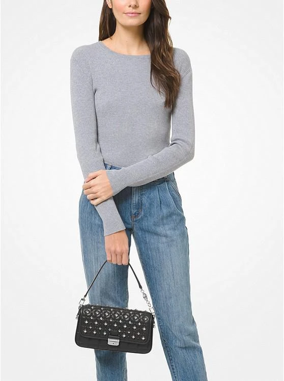 商品Michael Kors|Bradshaw Small Studded Convertible Shoulder Bag,价格¥1183,第4张图片详细描述