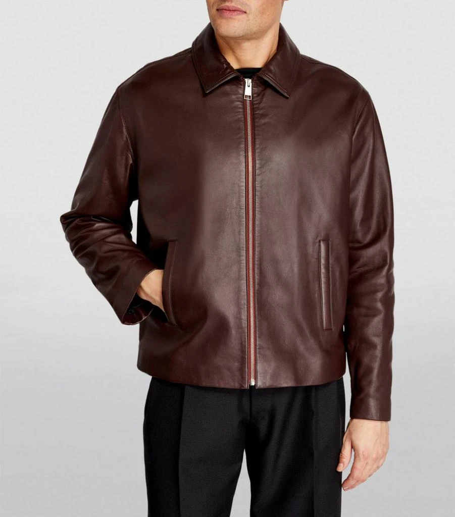 商品FRAME|Leather Bomber Jacket,价格¥11407,第3张图片详细描述