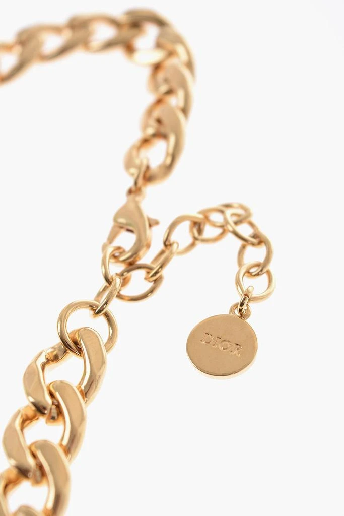 商品Dior|Dior Golden-Effect Chain Necklace with Maxi CD Monogram,价格¥4108,第3张图片详细描述