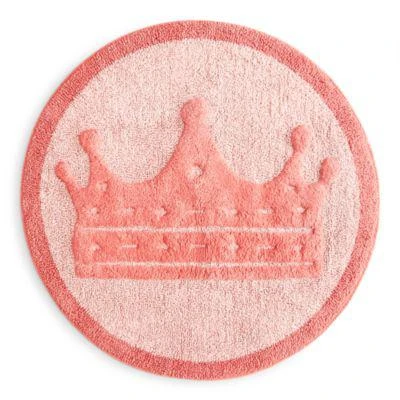 商品Caro Home|王子皇冠儿童毯 Princess Crown Kids Bath Rug - 100% Exclusive,价格¥371,第1张图片详细描述