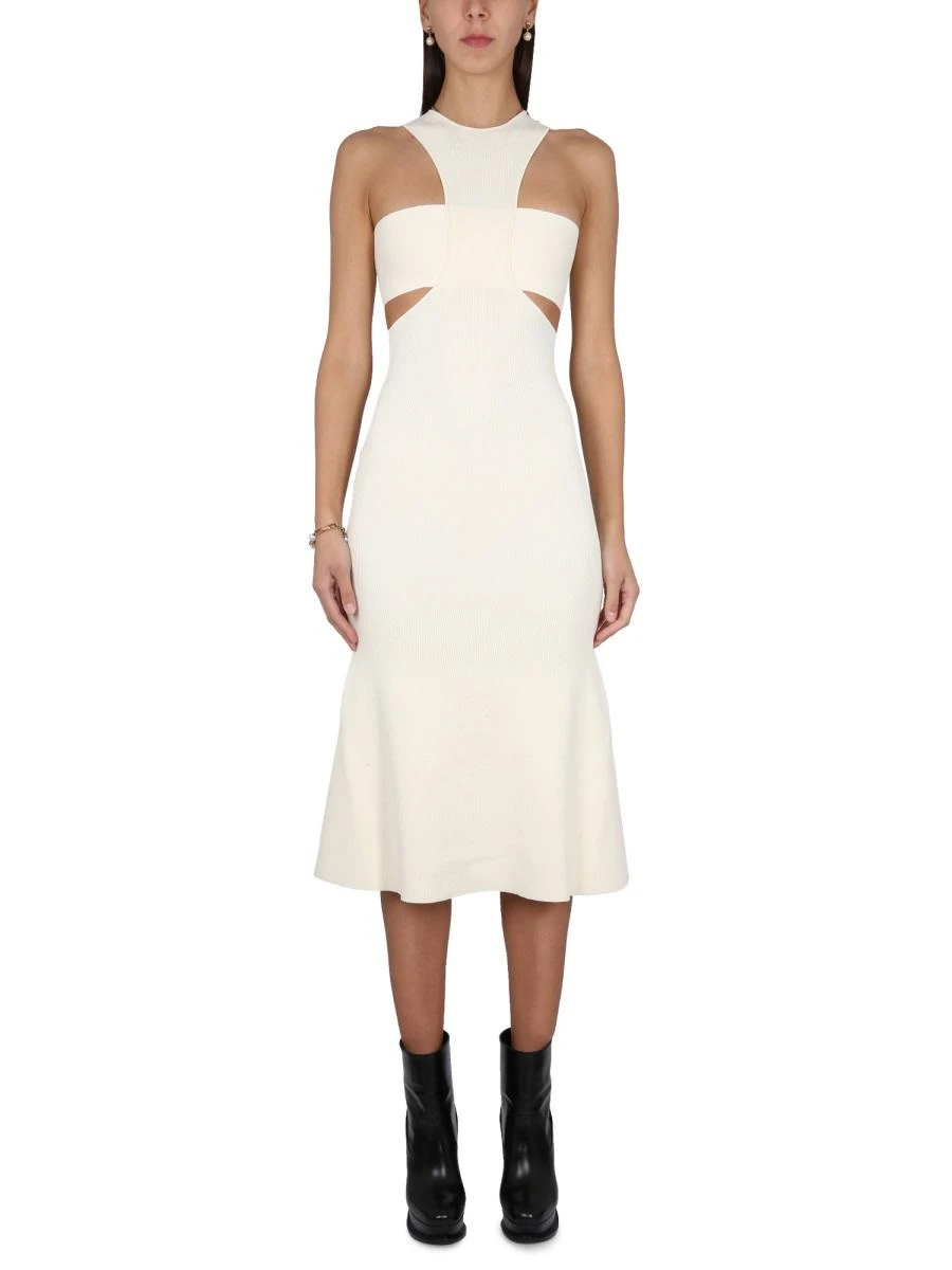 商品Alexander McQueen|Alexander McQueen 女士连衣裙 734602 白色,价格¥13748,第1张图片