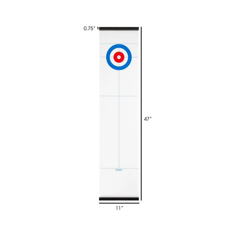 商品Trademark Global|Hey Play Tabletop Curling Game - Portable Indoor Desktop Roll Up Magnetic Competition Board Game With Eight Stones,价格¥241,第2张图片详细描述