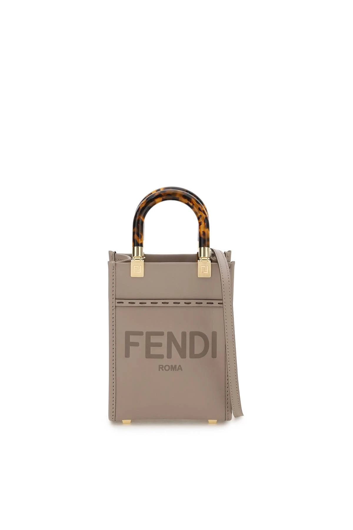 商品Fendi|Fendi 女士手提包 8BS051ABVLF0E65 米白色,价格¥10321,第1张图片