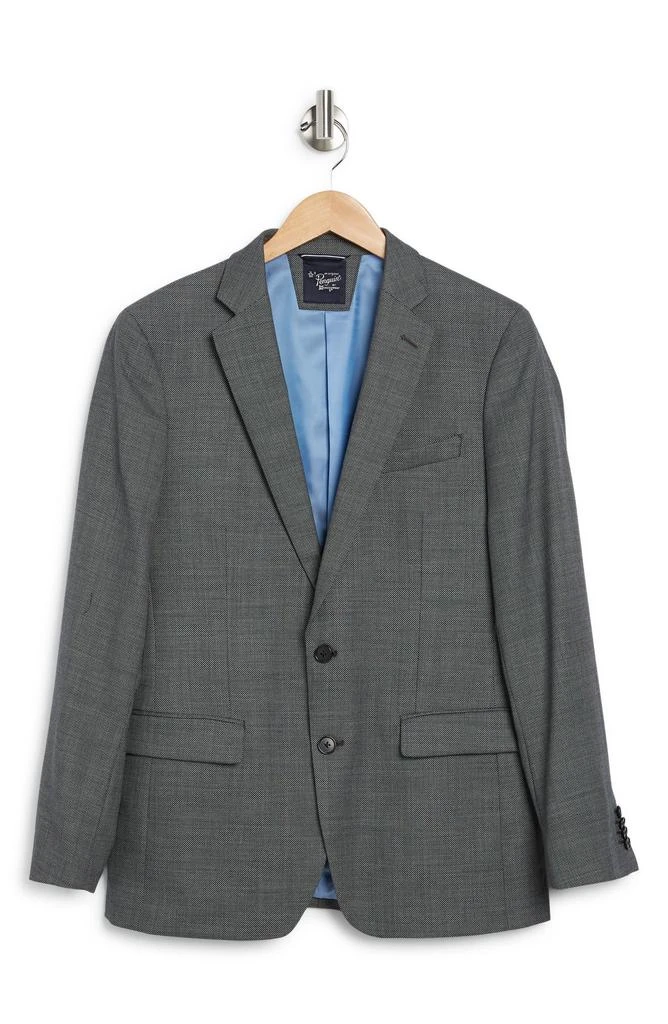 商品Original Penguin|Charcoal Grey Birdseye Stretch Suit Jacket,价格¥1242,第4张图片详细描述