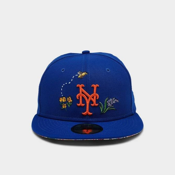 商品New Era|New Era New York Mets MLB Watercolor Floral 59FIFTY Fitted Hat,价格¥261,第3张图片详细描述