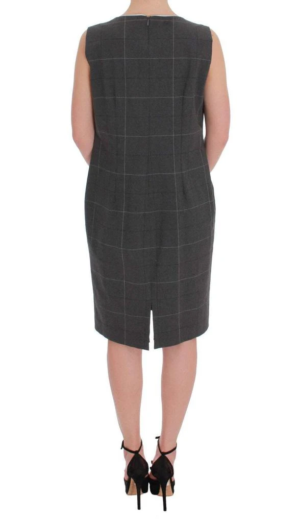 BENCIVENGA Gray Checkered Cotton Blazer Dress Set Suit 商品
