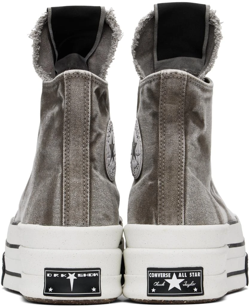 商品Rick Owens|Gray Converse Edition DBL Drkstar Sneakers,价格¥1332,第2张图片详细描述