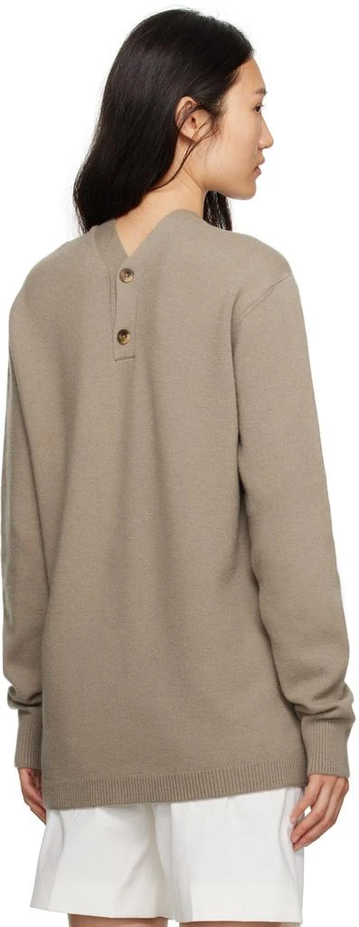 商品LAUREN MANOOGIAN|Beige Button Cardigan,价格¥2218,第3张图片详细描述