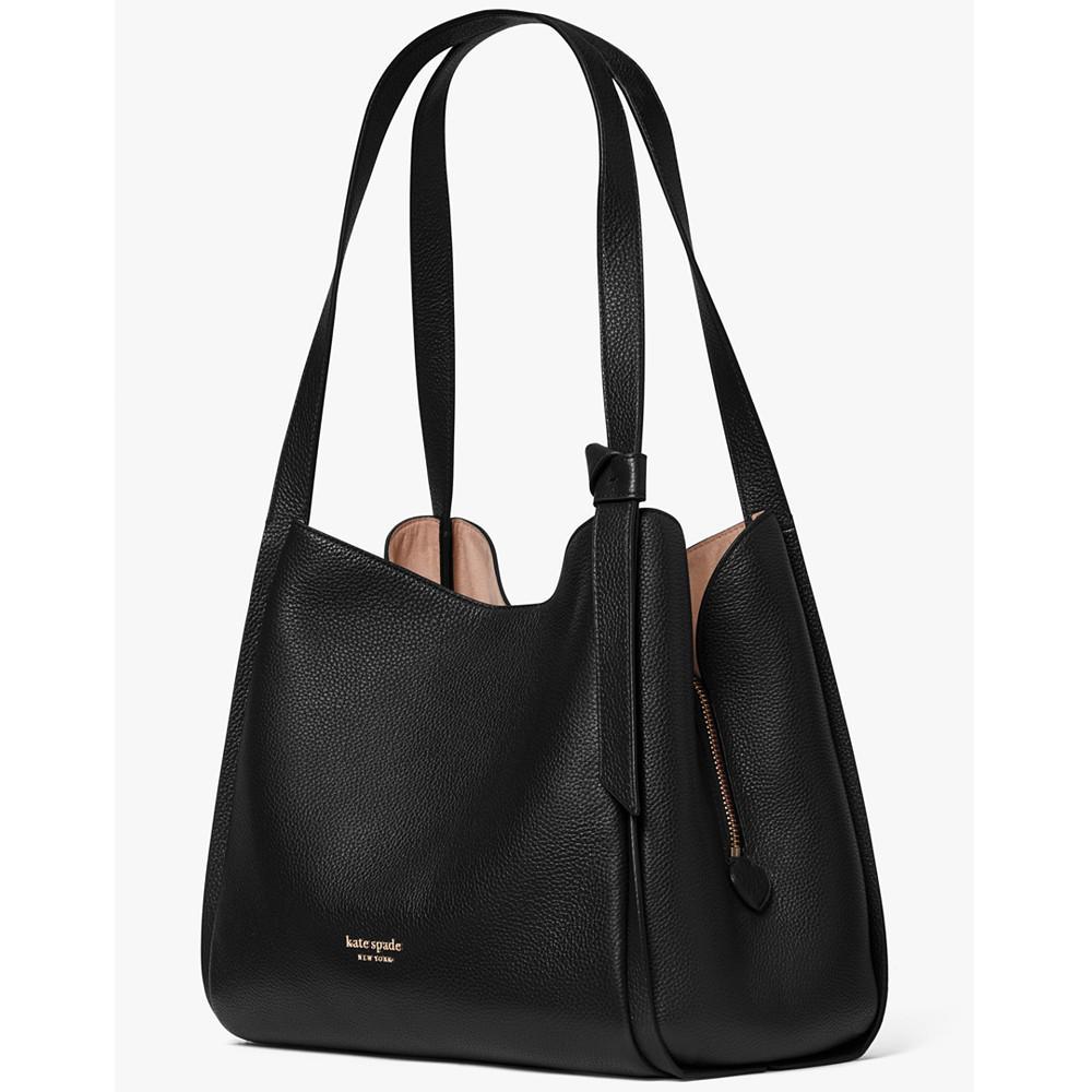 商品Kate Spade|Knott Pebbled Leather Large Shoulder Bag,价格¥2957,第7张图片详细描述