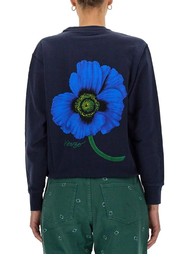 商品Kenzo|Kenzo Floral Printed Crewneck Sweatshirt,价格¥1514-¥1931,第4张图片详细描述