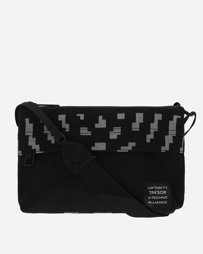 商品Carhartt WIP|TRESOR Way Of The Light Strap Bag Black / Grey,价格¥378,第1张图片