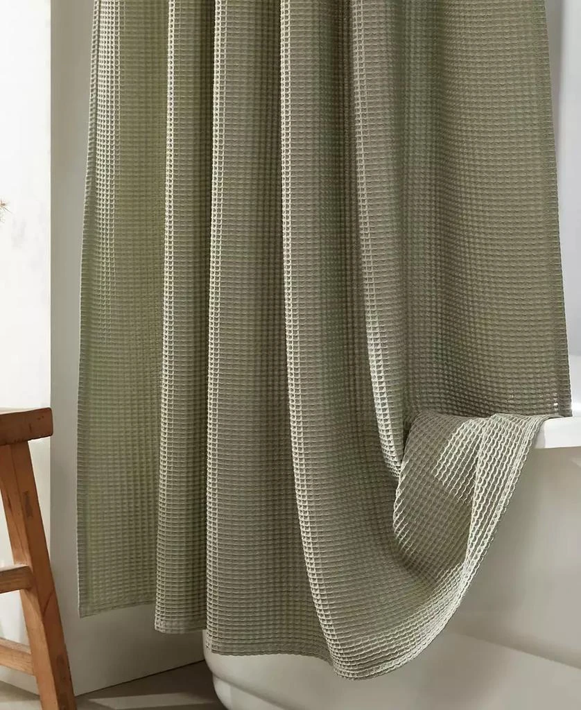 商品Calvin Klein|Waffle Solid Textured Shower Curtain, 70" x 72",价格¥403,第3张图片详细描述