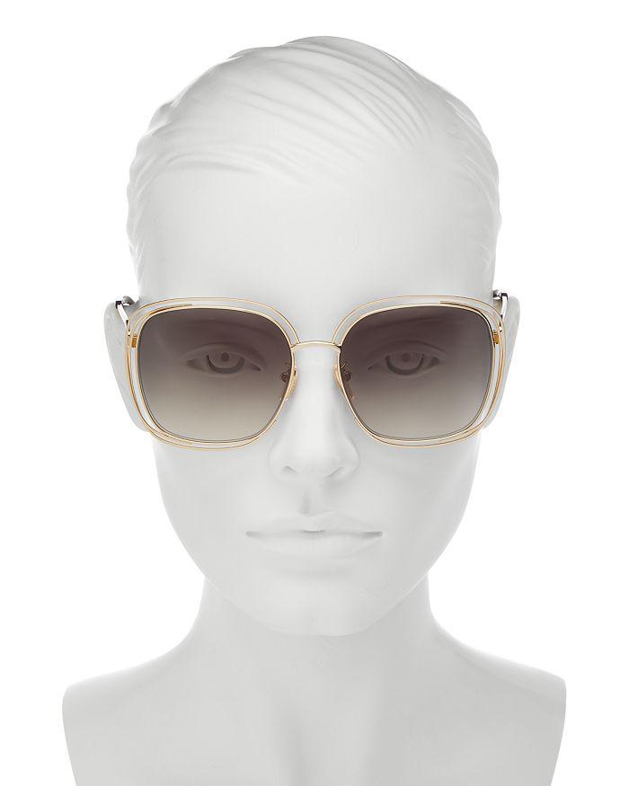 Women's Square Sunglasses, 58mm商品第2张图片规格展示