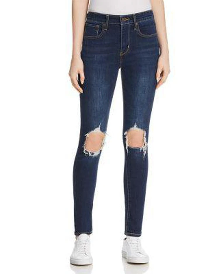 商品Levi's|女士高腰紧身牛仔裤 721 High Rise Skinny Jeans in Rough Day,价格¥437,第1张图片