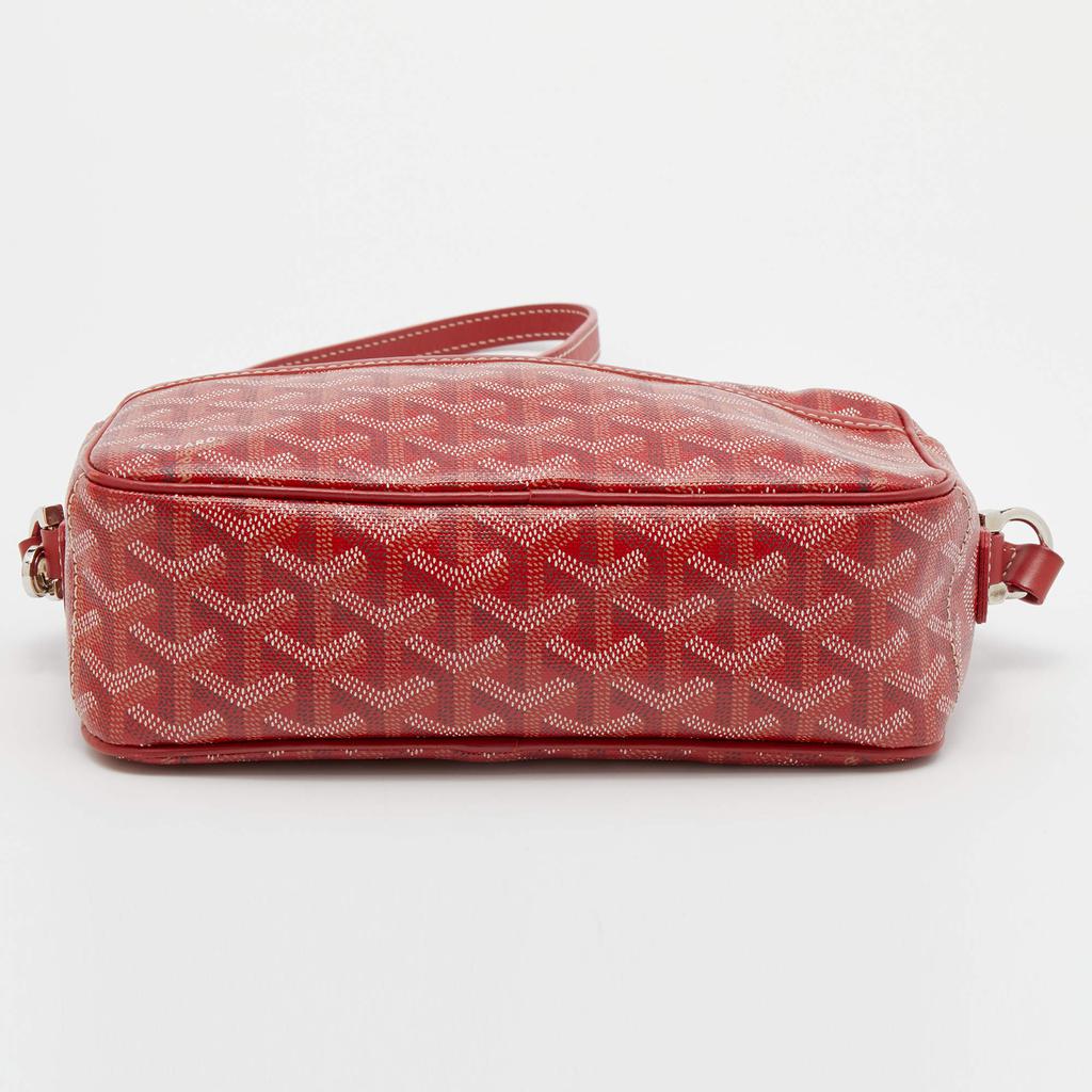 Goyard Red Goyardine Coated Canvas Sac Cap Vert Crossbody Bag商品第6张图片规格展示