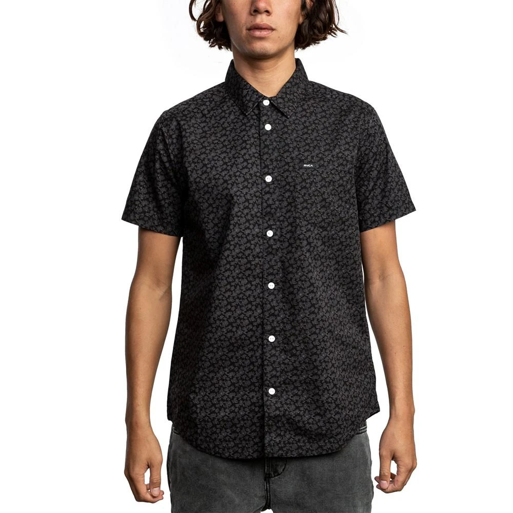 商品RVCA|Men's Porcelain Floral-Print Pocket Shirt,价格¥247,第1张图片