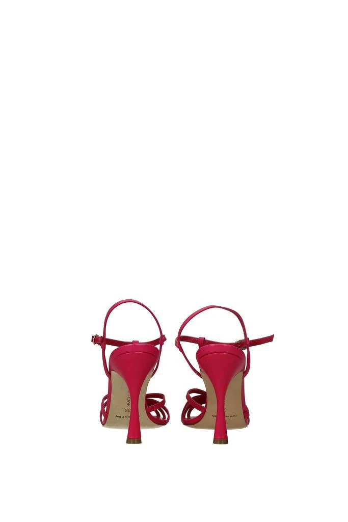 商品Manolo Blahnik|Sandals marana Leather Fuchsia Dark Pink,价格¥3103,第5张图片详细描述