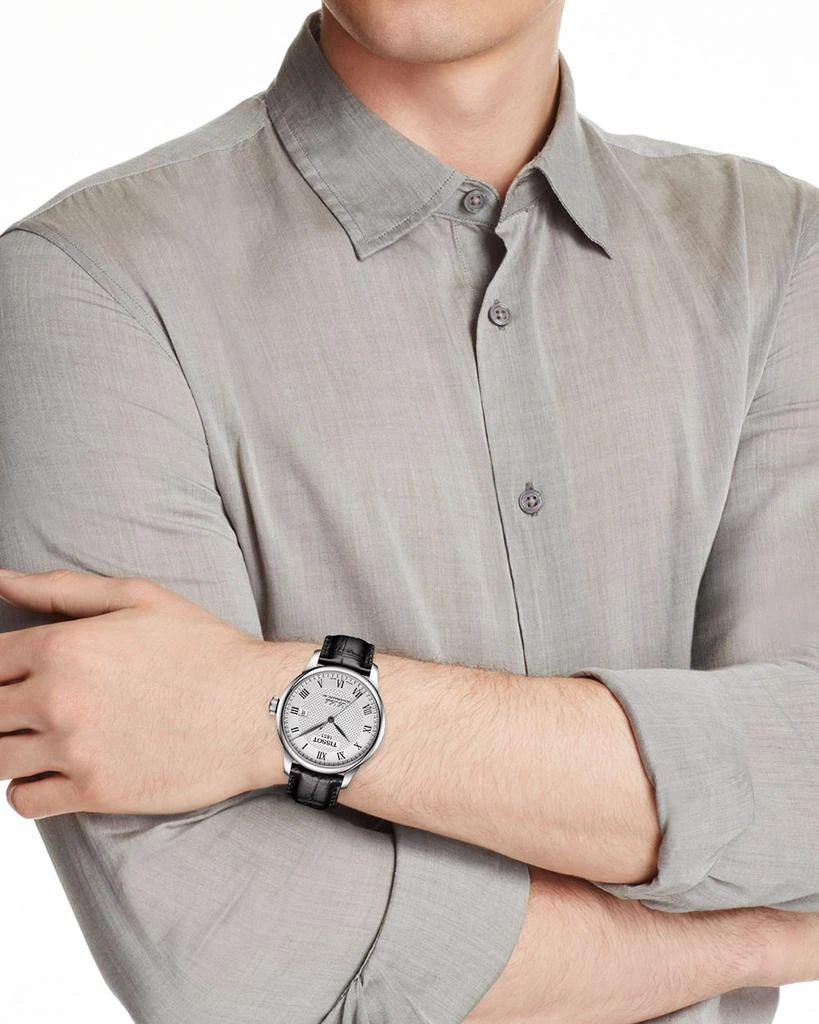 天梭力洛克系列经典时尚商务机械皮带手表男表 商品